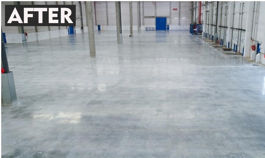 Old Warehouse Floor After