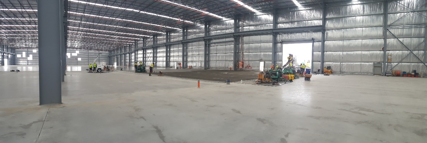 Twintec Freeplan 'jointless' concrete floor slab
